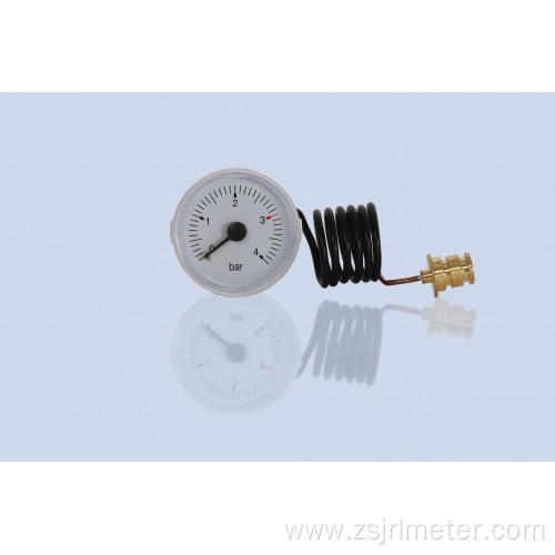 Pressure gauge with Capillary